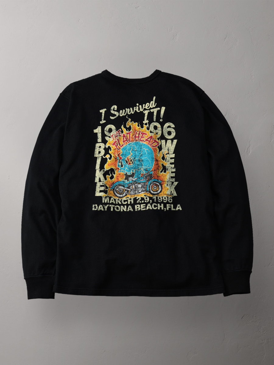 吊り生地 双糸 ロングスリーブTシャツ FN-TML-103