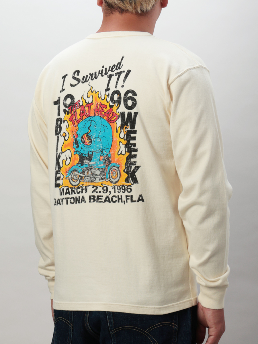 吊り生地 双糸 ロングスリーブTシャツ FN-TML-103