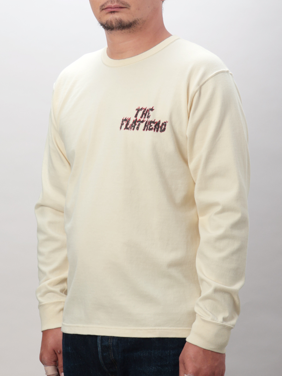 吊り生地 双糸 ロングスリーブTシャツ FN-TML-103