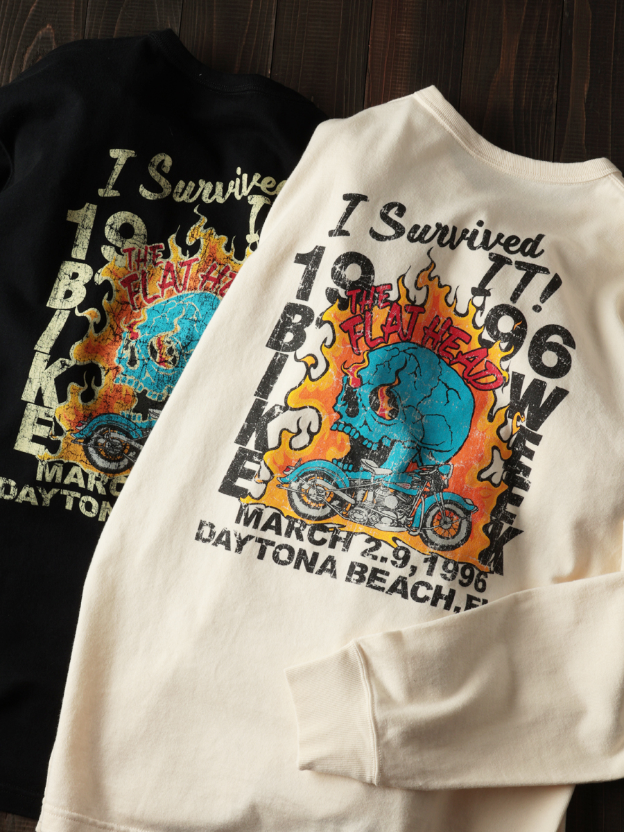 吊り生地 双糸 ロングスリーブTシャツ FN-TML-103
