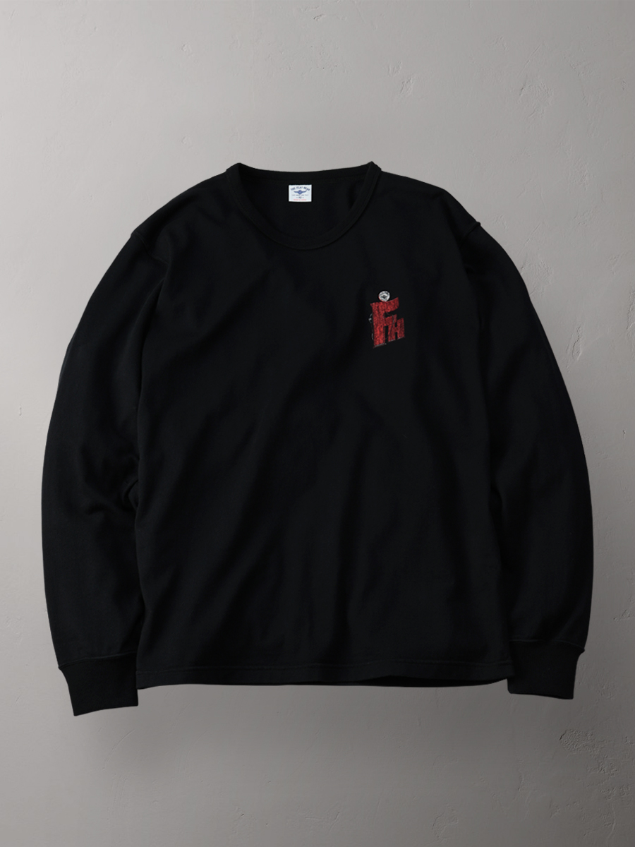 吊り生地 双糸 ロングスリーブTシャツ FN-TML-104