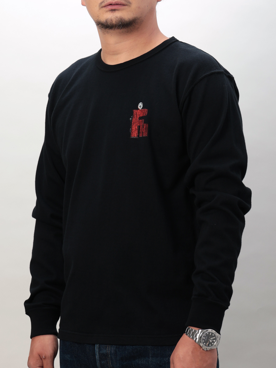 吊り生地 双糸 ロングスリーブTシャツ FN-TML-104
