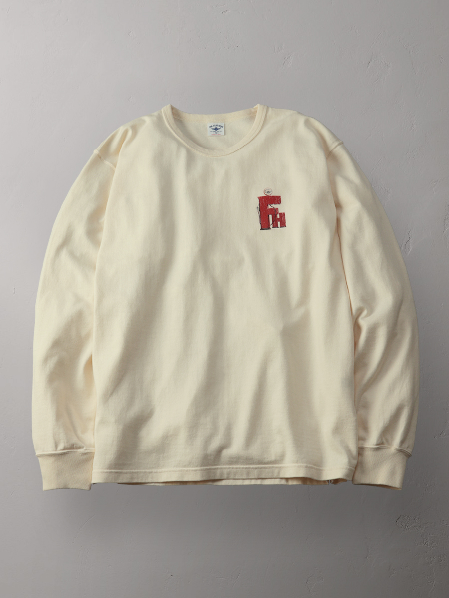 吊り生地 双糸 ロングスリーブTシャツ FN-TML-104