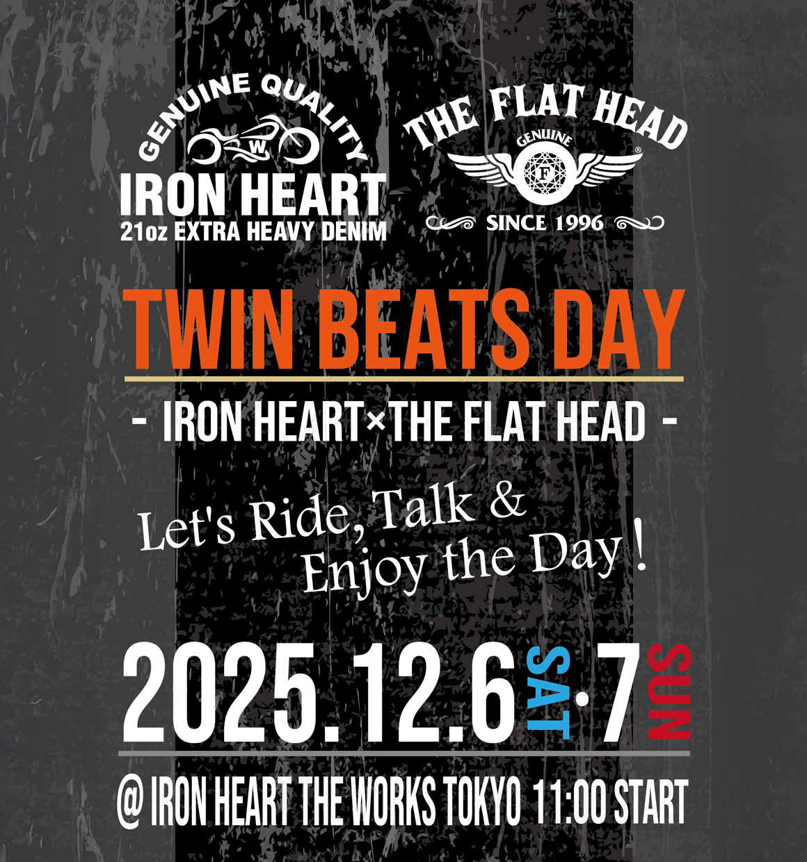 IRON HEART×THE FLAT HEADTWIN BEATS DAY