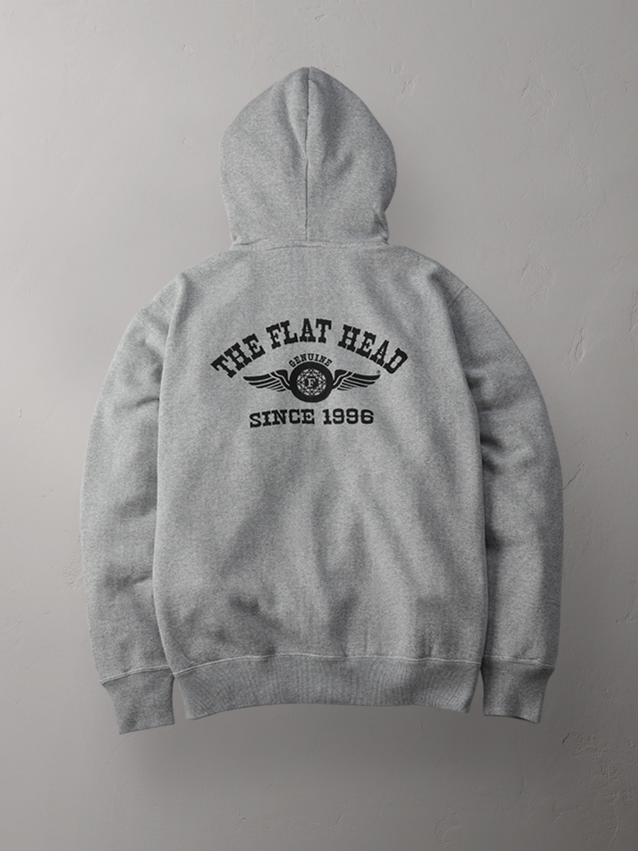 ハイネック フルジップ スウェットパーカー 裏起毛 FN-MHZP-002