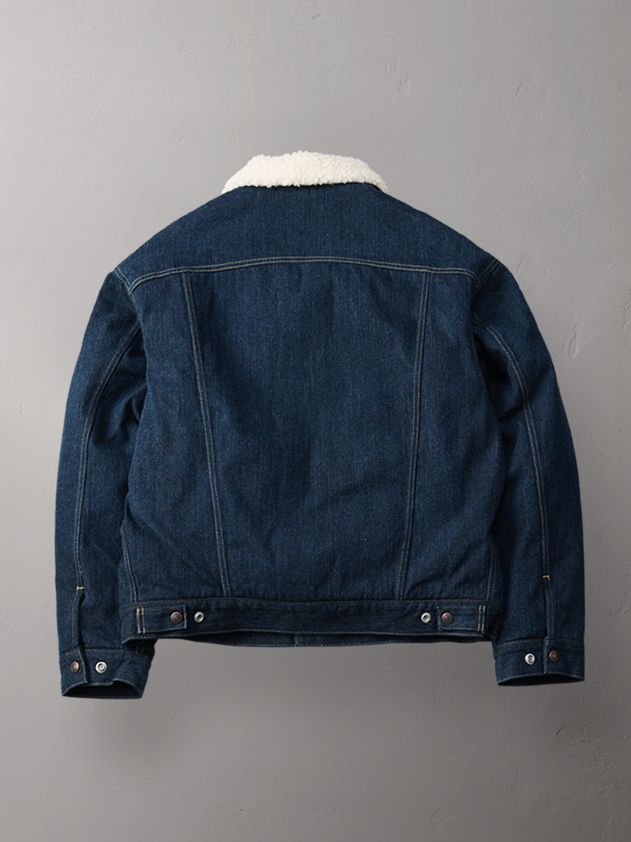 12.5oz デニムボアジャケット FN-OJ-B002