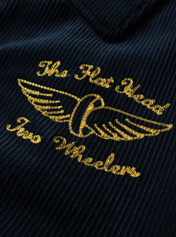 .02 ワンポイントのチェーン刺繍