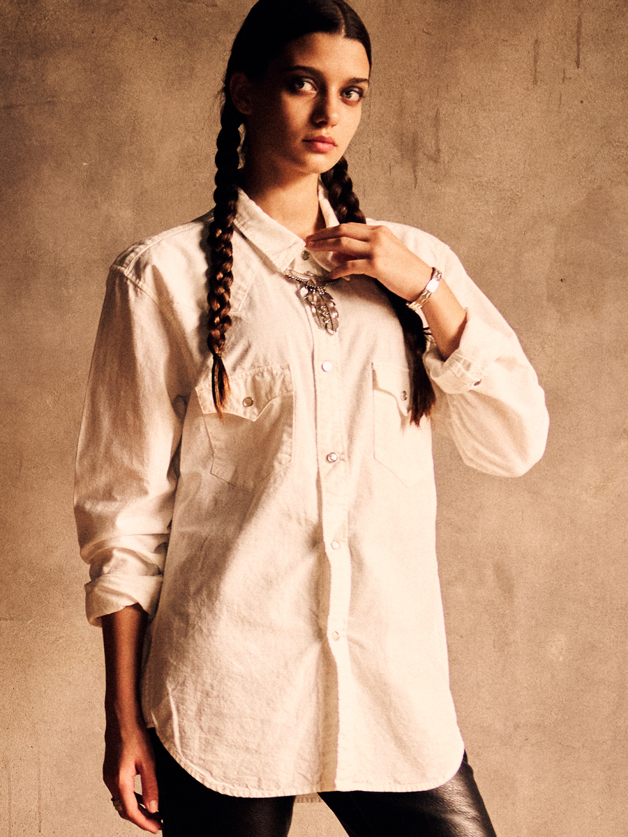 シャンブレーウエスタンシャツ FN-SCW-003L