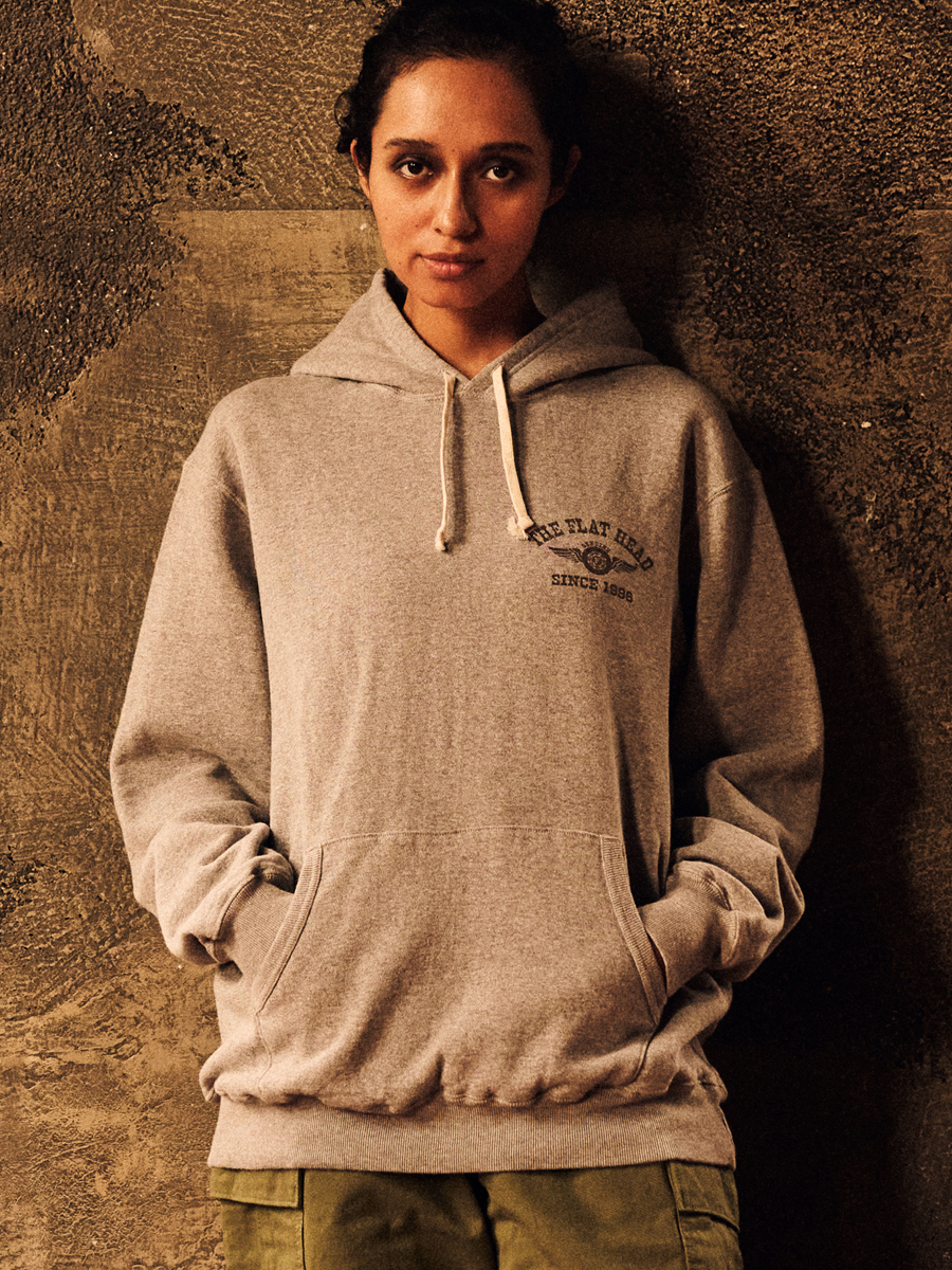 スウェットパーカー フライングホイール 裏起毛 FN-SWP-216