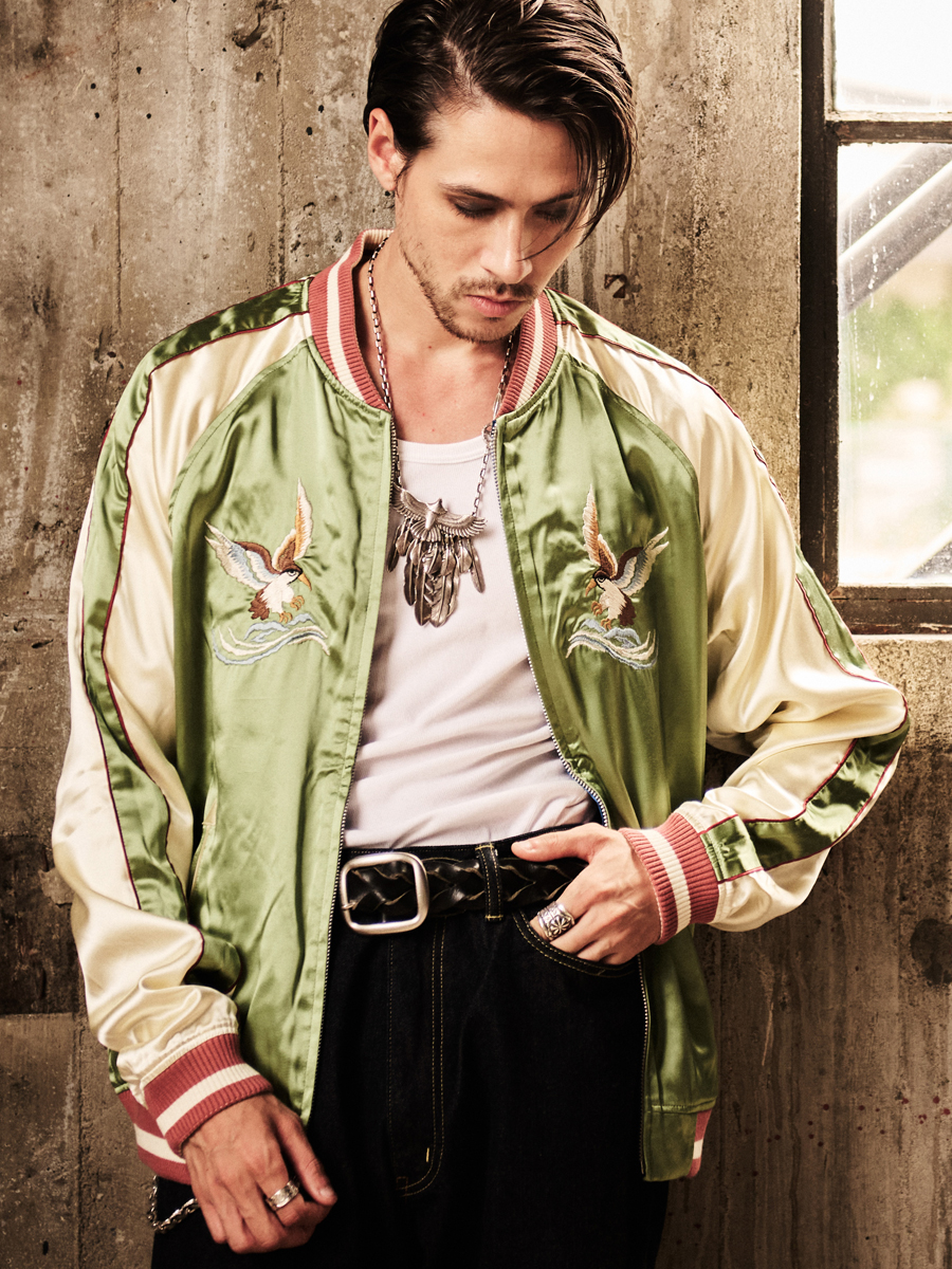 スーベニアジャケット タイガー&ドラゴン FN-OJ-SV003 | THE FLAT HEAD