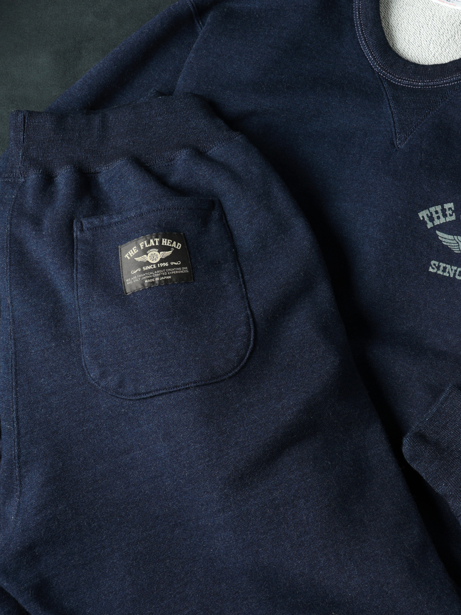 インディゴ染めスウェットパンツ FN-PA-SW002SP