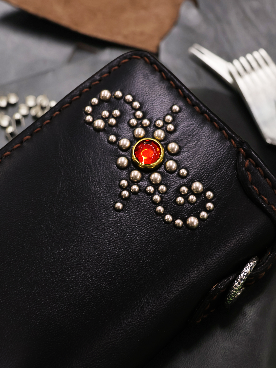 ウェブショップ数量限定 ホースハイド×多脂革 ロングウォレット FN-WLN5-5S4S-B2 | THE FLAT HEAD