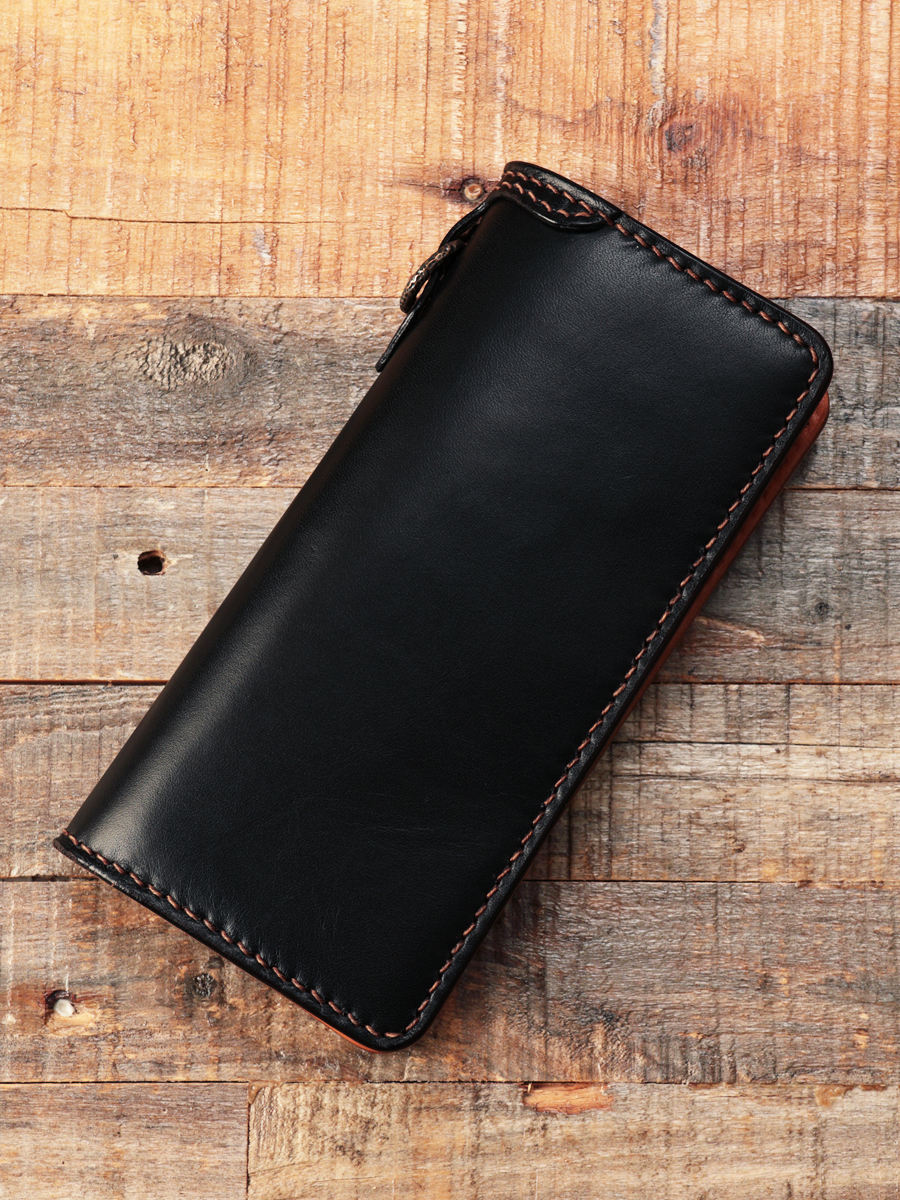 ウェブショップ限定 ホースハイド×多脂革 ロングウォレット FN-WLN5-5S4S | THE FLAT HEAD