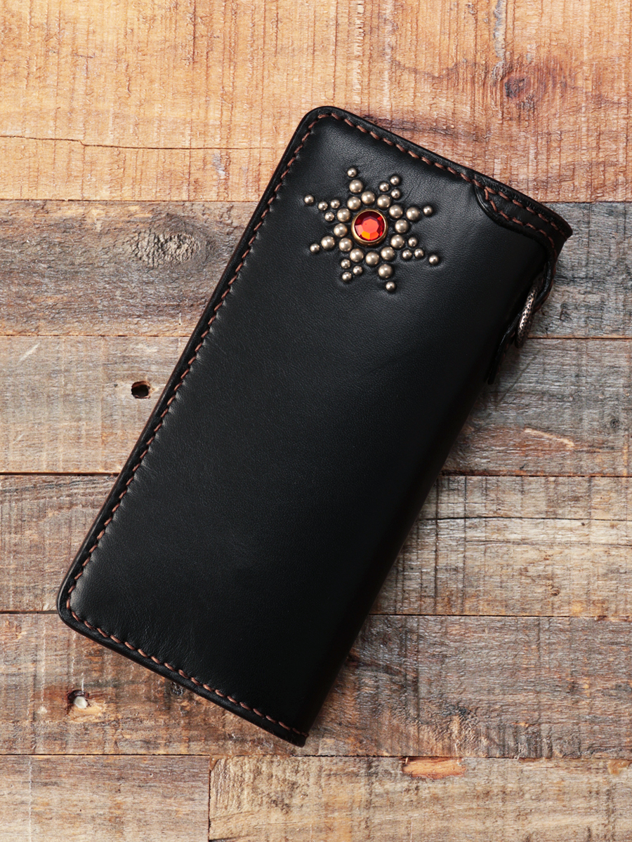 【T4】新喜皮革 ホースハイド トラッカーウォレット180（ロング）3層他 T4】新喜皮革 ホースハイド トラッカーウォレット180（ロング）3層他