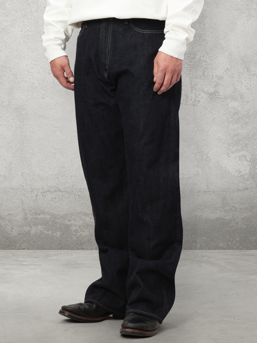 12.5oz 左綾ジンバブエコットン ワイドブーツカット ジーンズ FN-D217