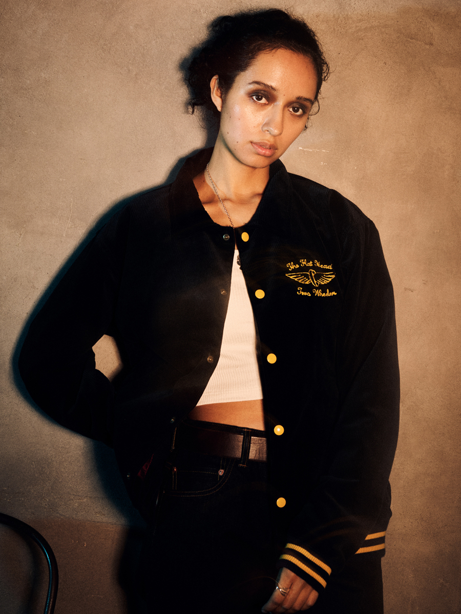 コーデュロイ バーシティジャケット FN-OJ-V003 | THE FLAT HEAD