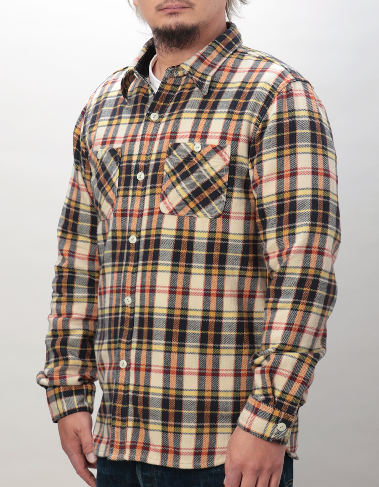 チェック フランネルシャツ