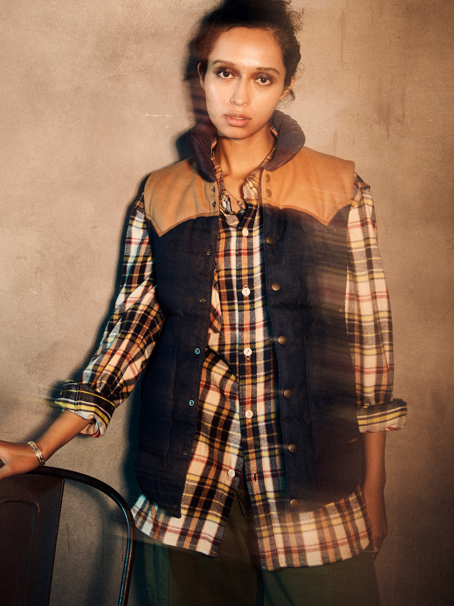 チェック フランネルシャツ FN-SNR-014L