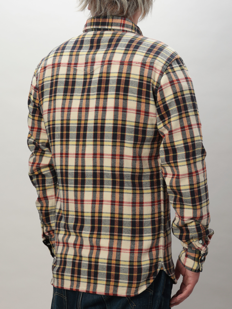 チェック フランネルウエスタンシャツ FN-SNW-014L