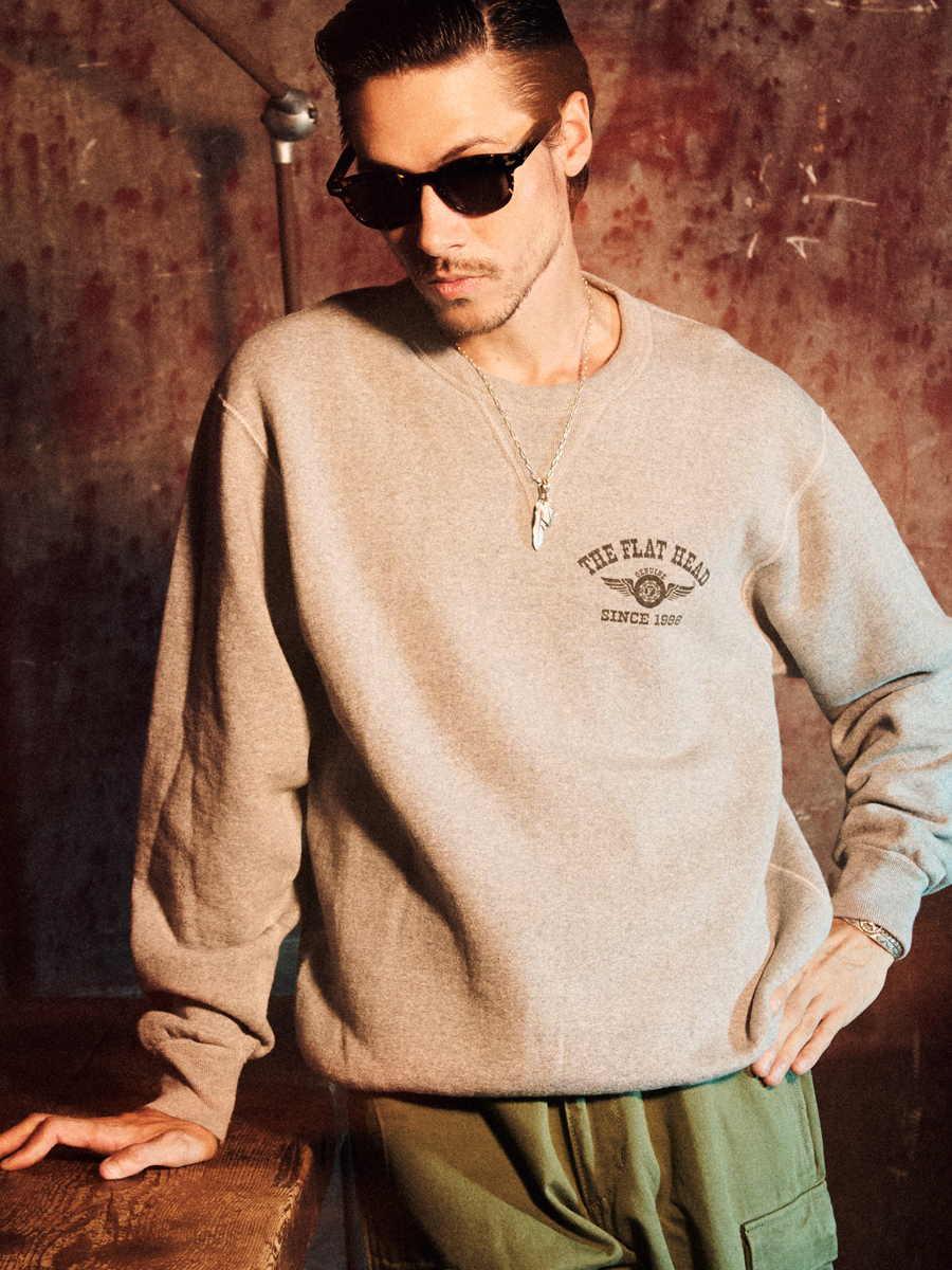 クルーネックスウェット 裏起毛 FN-SWC-101