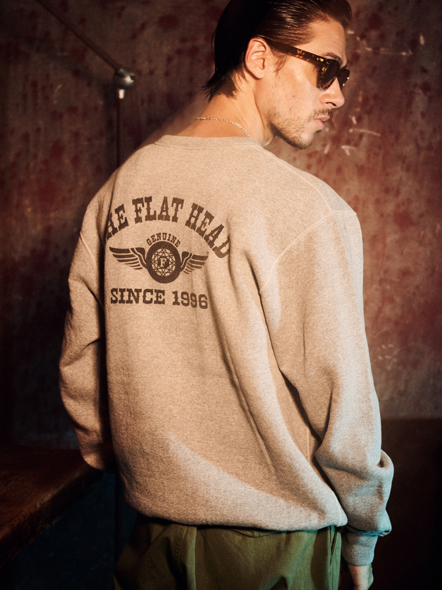 クルーネックスウェット 裏起毛 FN-SWC-101