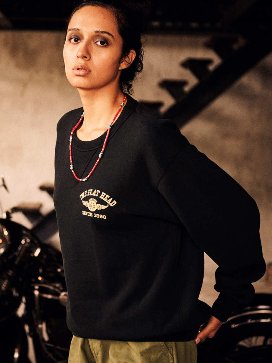 クルーネックスウェット 裏起毛 FN-SWC-101