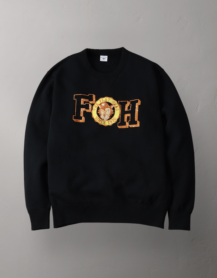 クルーネックスウェット 裏起毛 - FLUCKY -