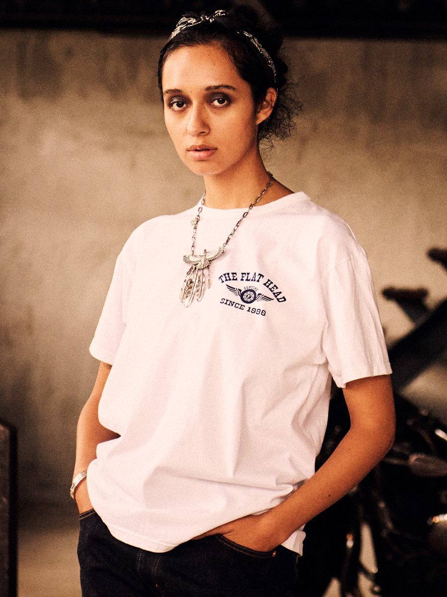 3本針の1本外し Tシャツ FN-THC-202