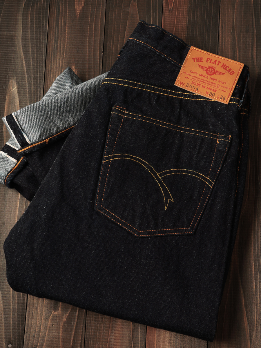 14.5oz ワイドストレート ジーンズ FN-3004