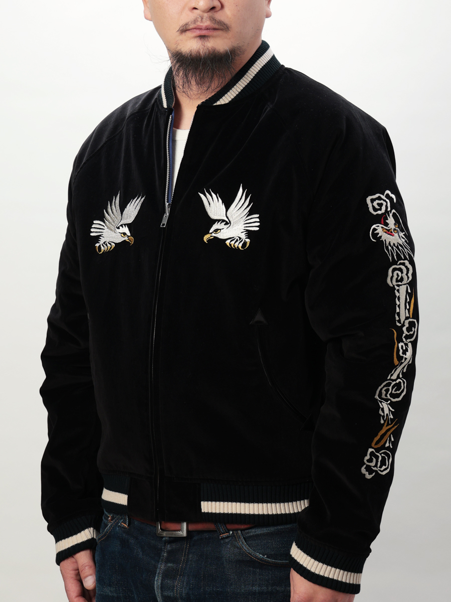 別珍スーベニアジャケット アイスランドマップ FN-OJ-SV005