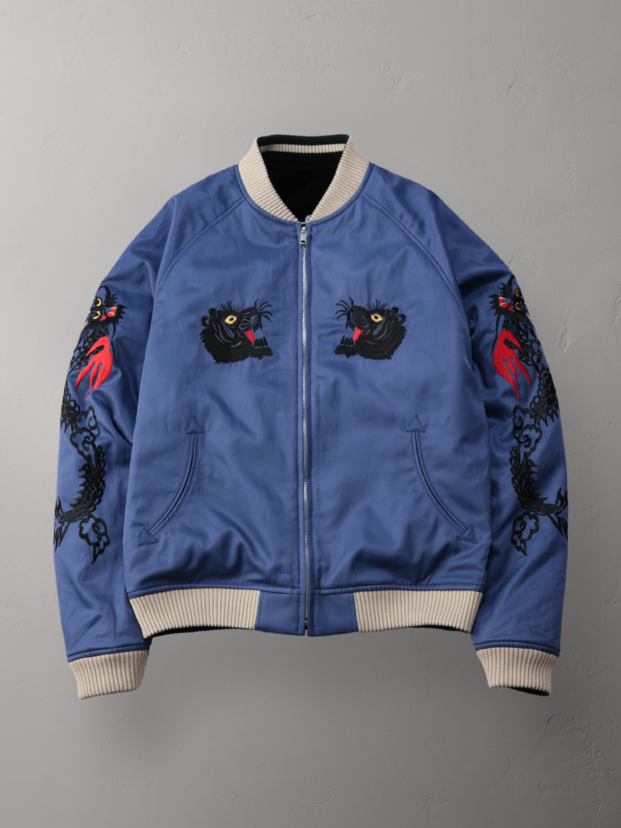 別珍スーベニアジャケット アイスランドマップ FN-OJ-SV005