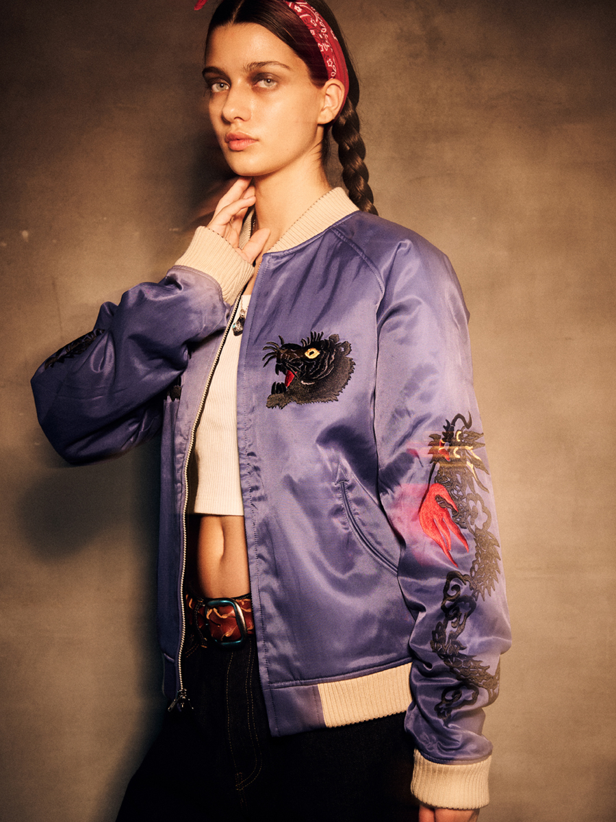 別珍スーベニアジャケット アイスランドマップ FN-OJ-SV005