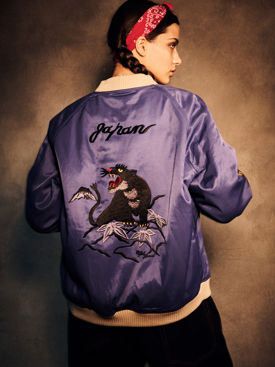 別珍スーベニアジャケット アイスランドマップ FN-OJ-SV005