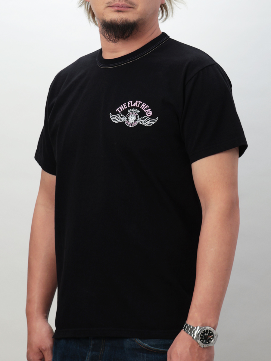 ウェブショップ限定 3本針の1本外し Tシャツ FN-THC-062EC