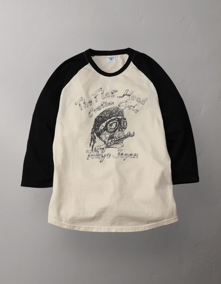 ラグラン 七分袖Tシャツ - TFH CUSTOM CYCLE