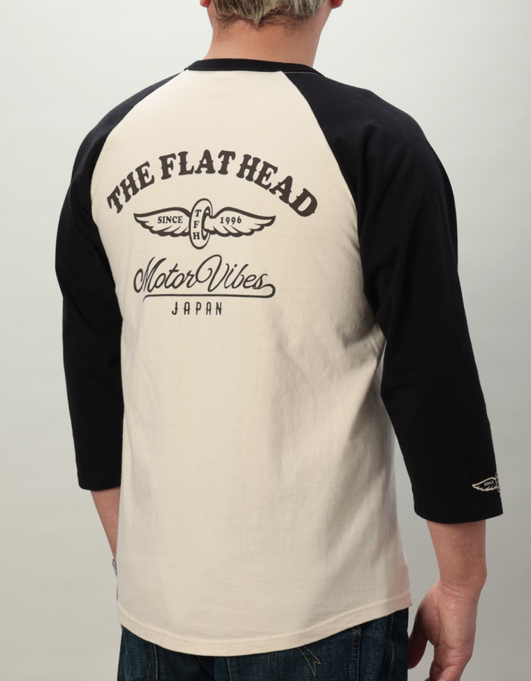 ウェブショップ限定 ラグラン七分袖Tシャツ - MOTOR VIBES