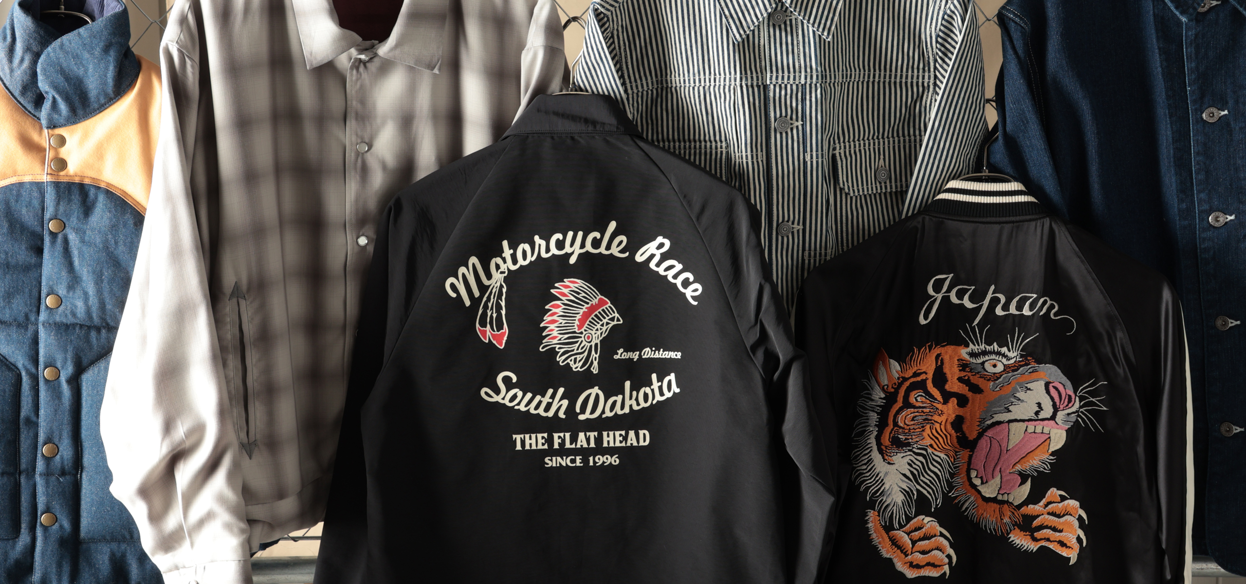 Light jackets for shifting seasons.