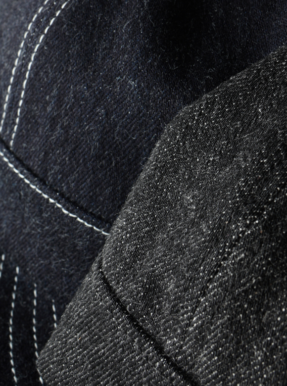 .01 デニム生地・ダック生地から好みで選べるカラーバリエーション