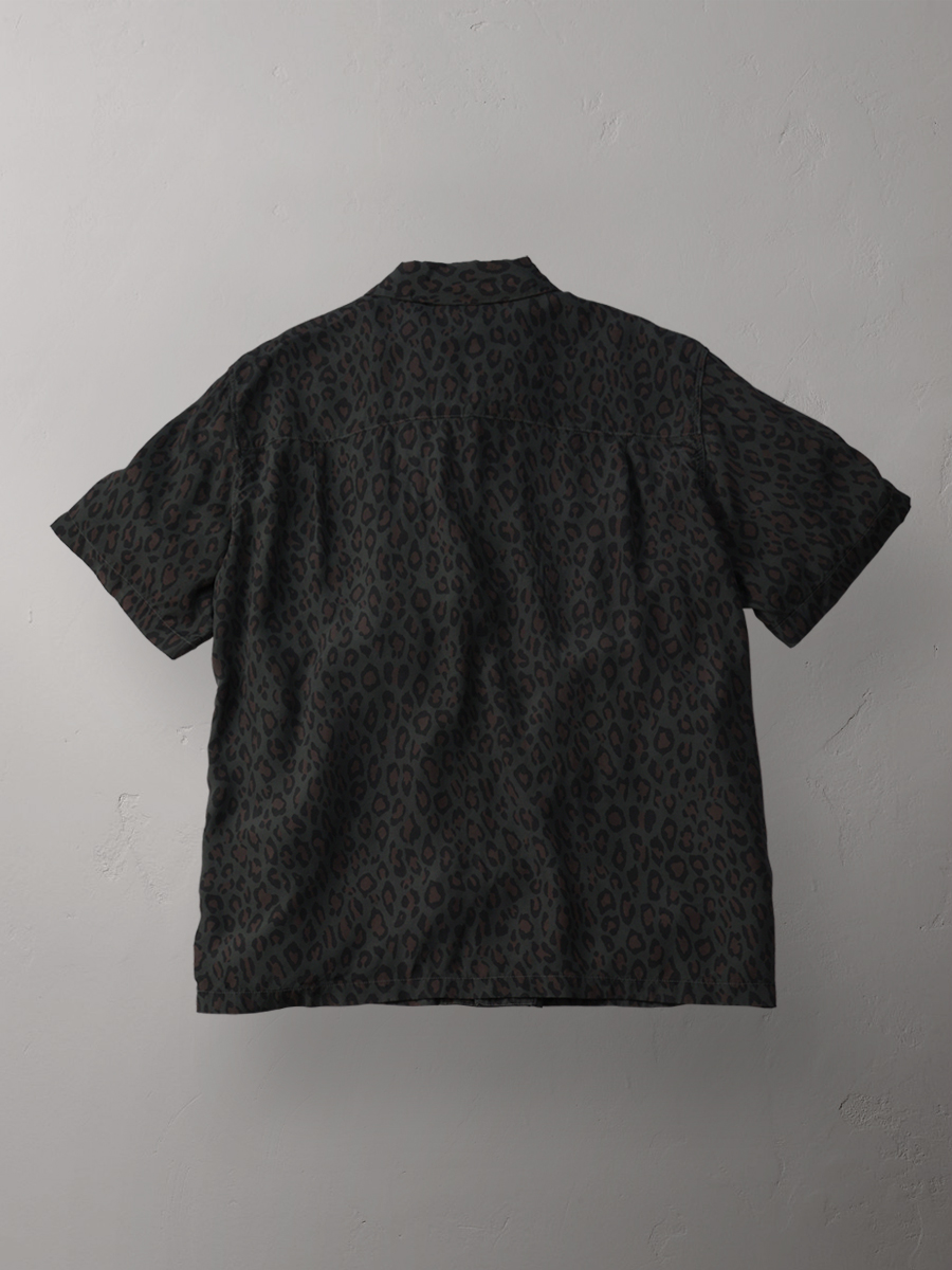 レーヨン 半袖シャツ レオパード FN-SRO-009S