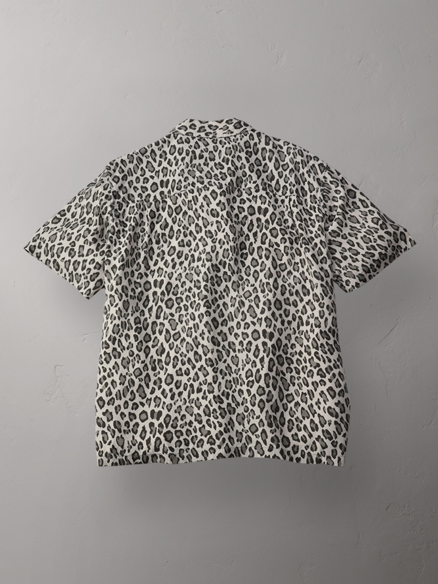 レーヨン 半袖シャツ レオパード FN-SRO-009S