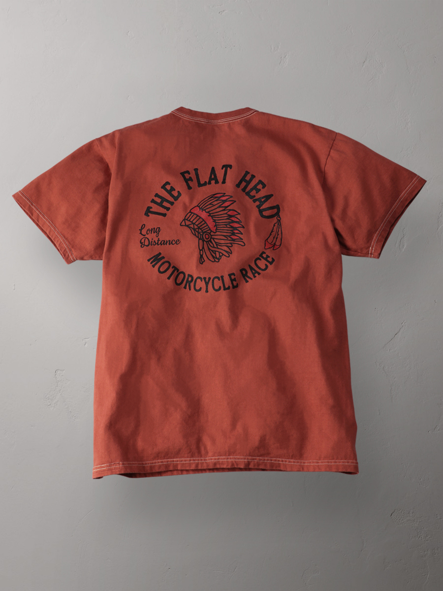 3本針の1本外し Tシャツ FN-THC-048