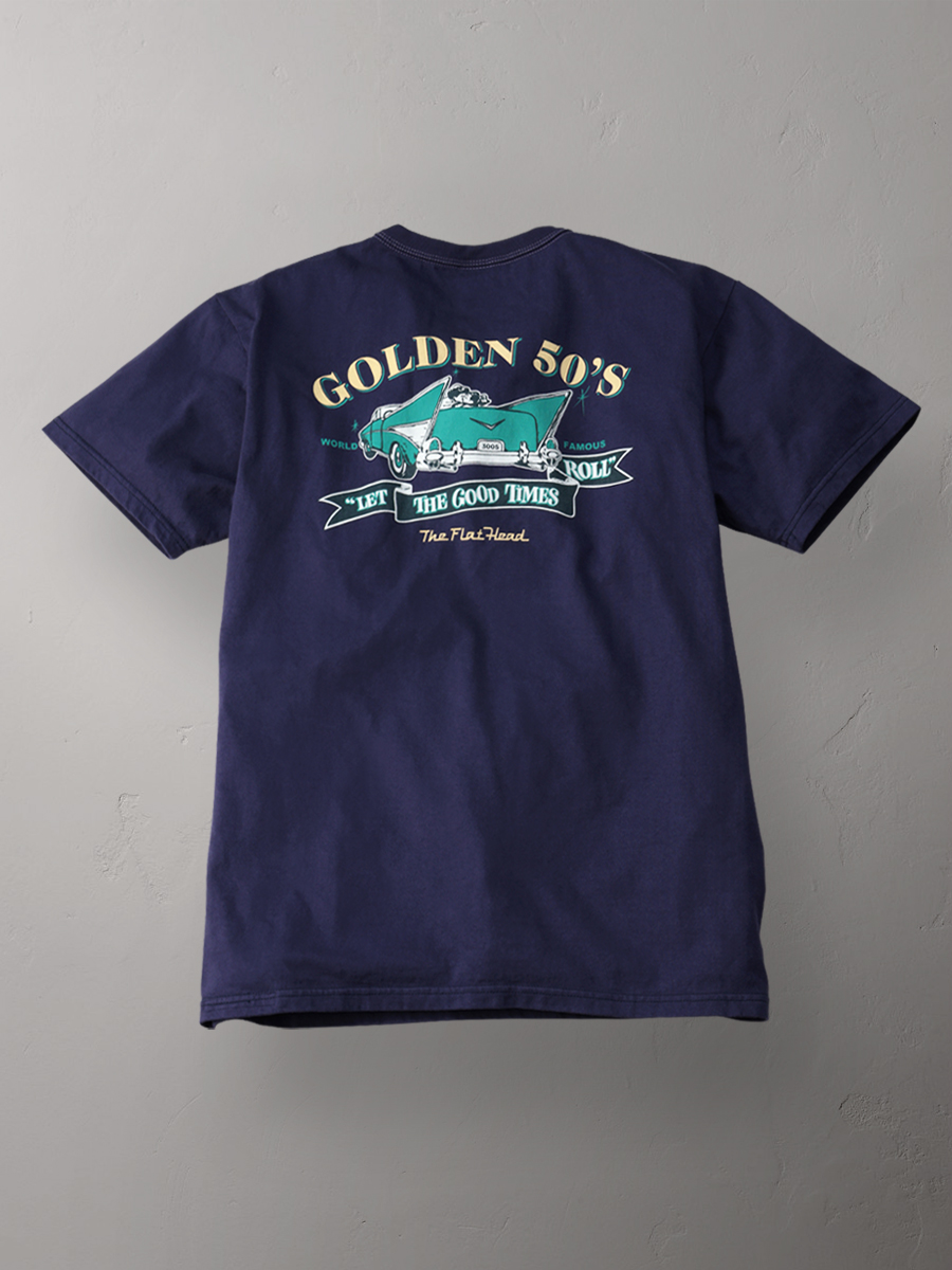 3本針の1本外し Tシャツ FN-THC-063