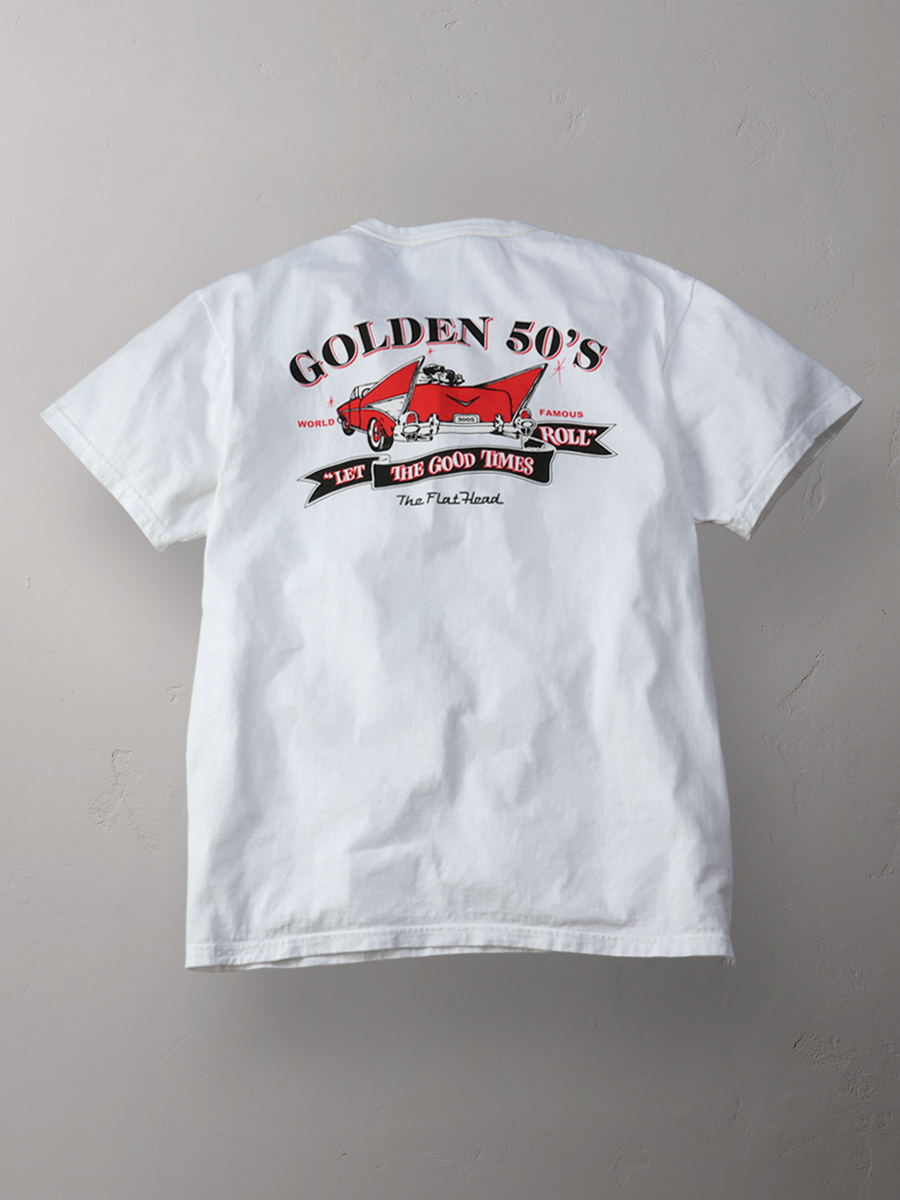 3本針の1本外し Tシャツ FN-THC-063