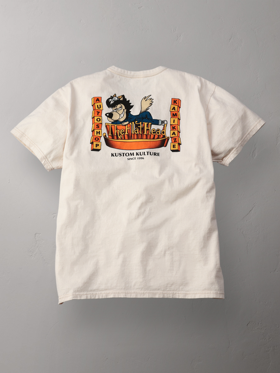 3本針の1本外し Tシャツ FN-THC-064