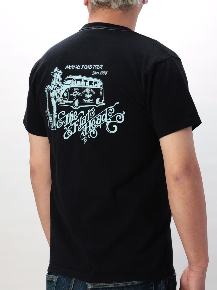 ウェブショップ限定 3本針の1本外し Tシャツ FN-THC-067EC