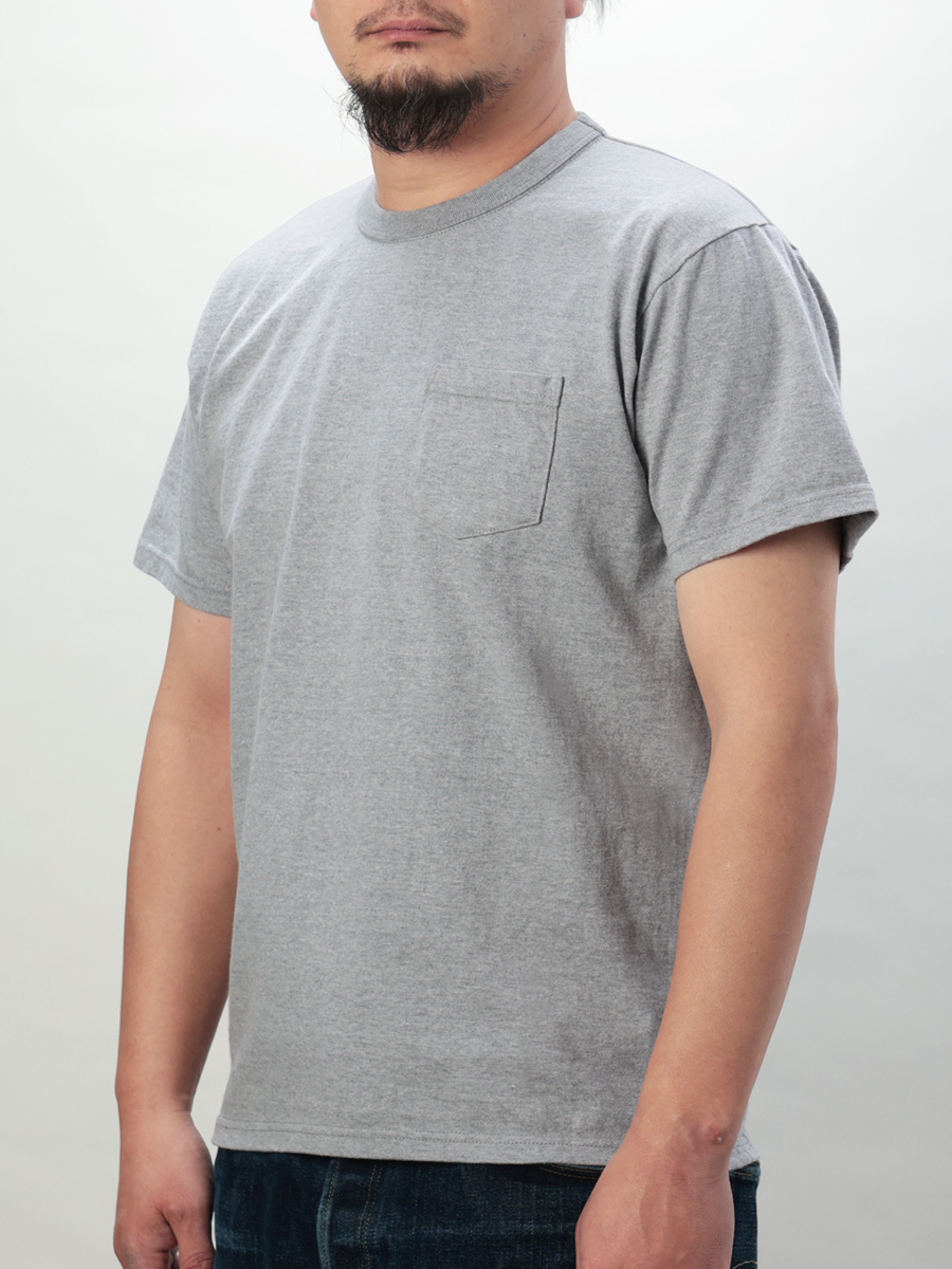 3本針の1本外し ポケットTシャツ FN-THC-101P