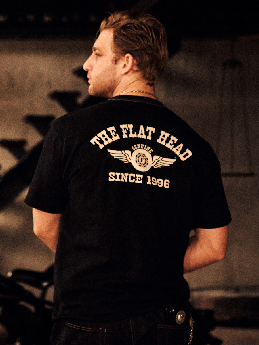 3本針の1本外し Tシャツ FN-THC-202