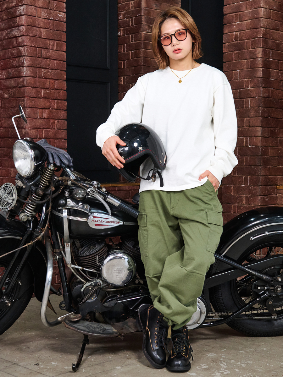 THE FLAT HEAD 20オンスロンT 20oz ヘビーオンス ロングスリーブTシャツ FN-HTKL-001 | THE FLAT HEAD
