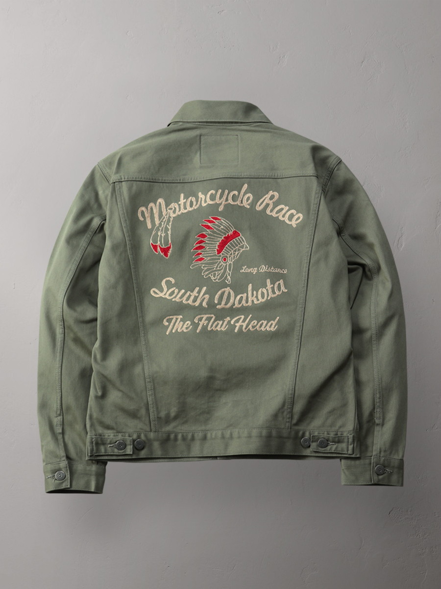 生産数量・販売店舗限定 刺繍入りピケジャケット FN-OJ-C016SP