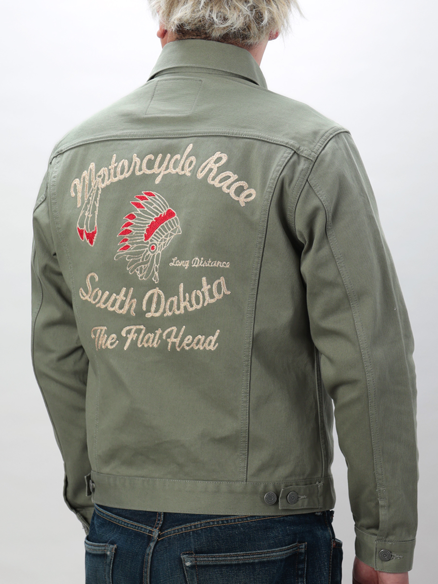 生産数量・販売店舗限定 刺繍入りピケジャケット FN-OJ-C016SP